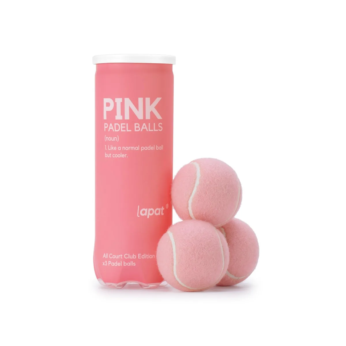 LAPAT 3 Bolas Rosa Alta Visibilidad